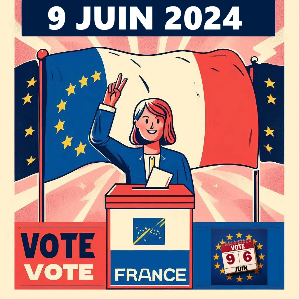 élections européennes le 9 juin 2024