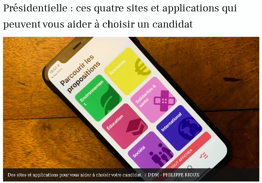 ladepeche article candidator